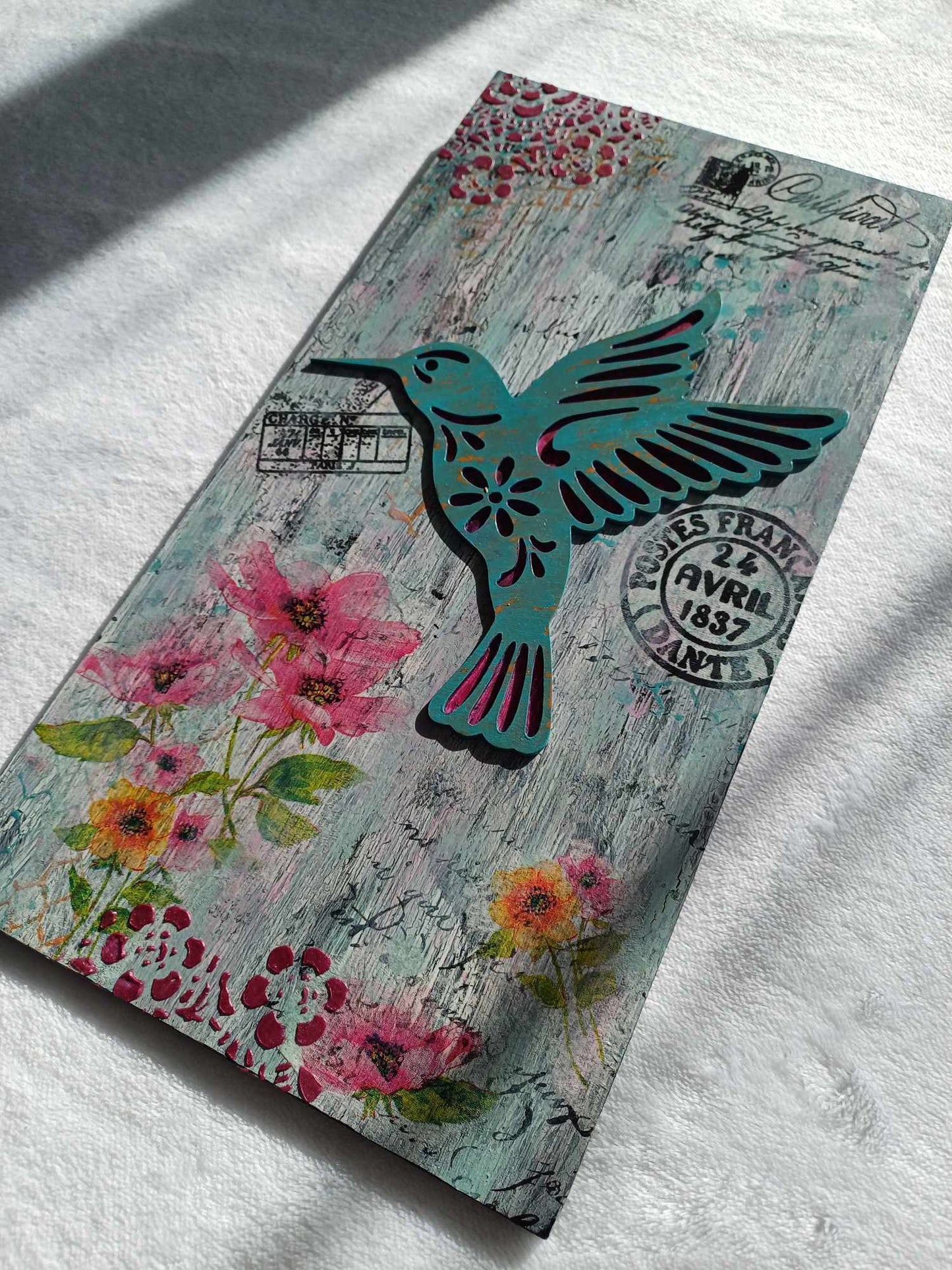 Humming Bird Mixed Media