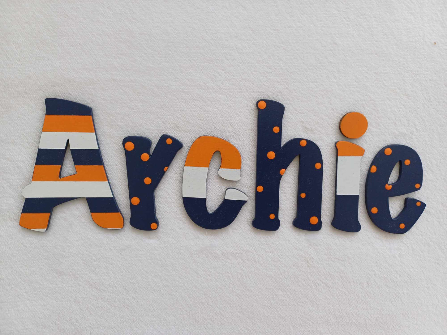 Archie - small letters suitable for a door.
