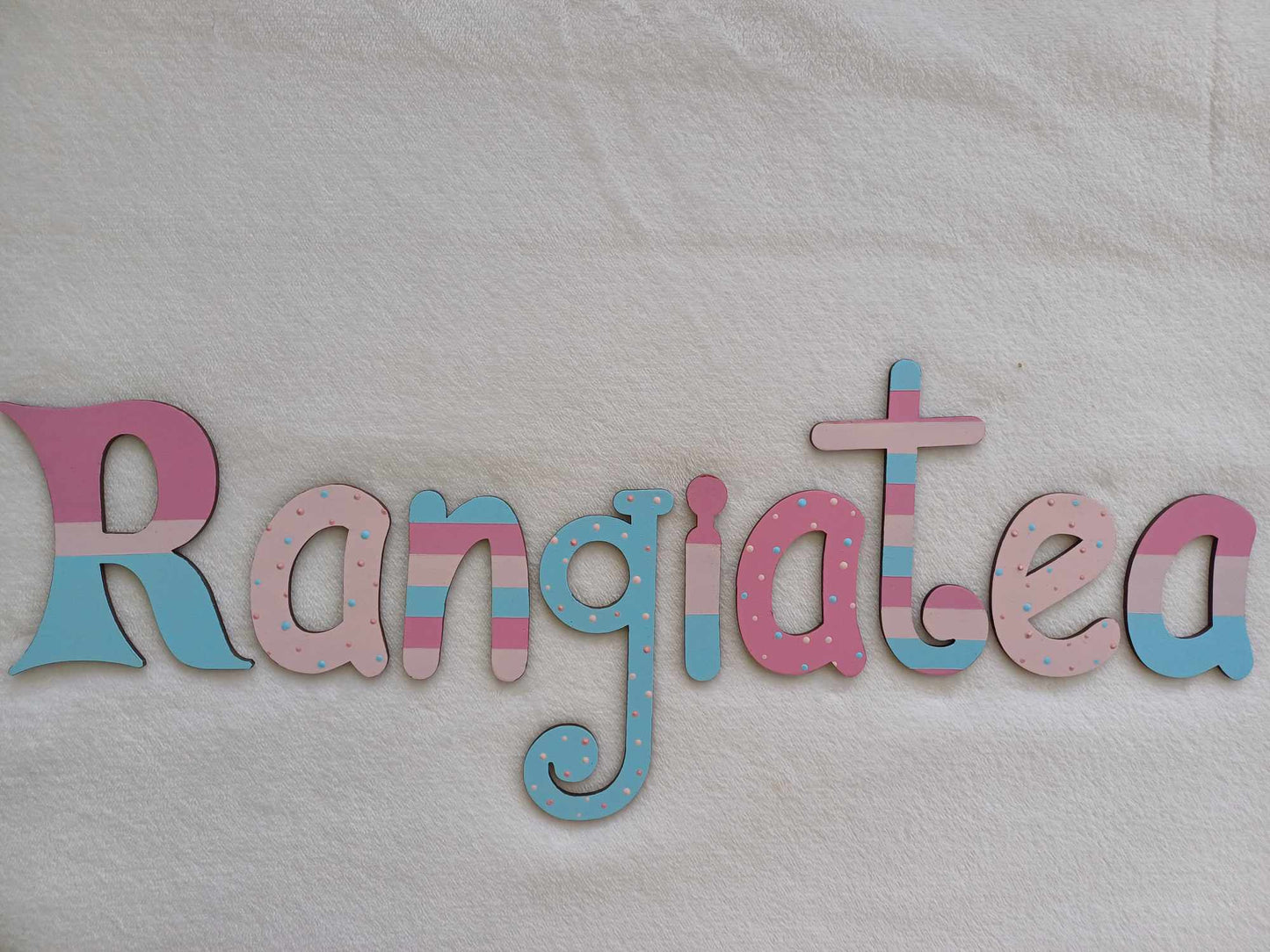 Rangiatea - small letters suitable for a door.