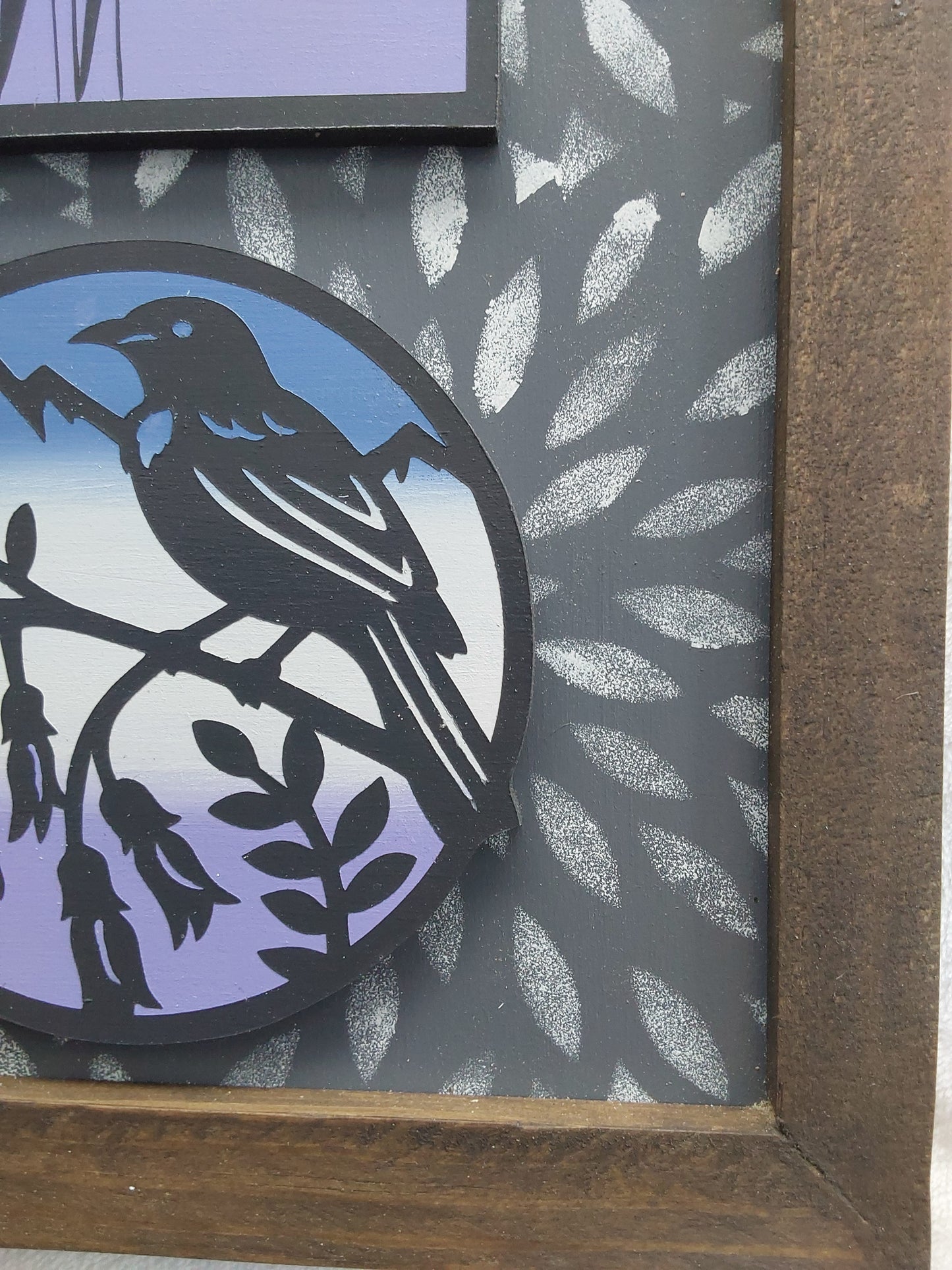 Kiwiana wall art.