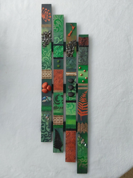Mixed media artwork.