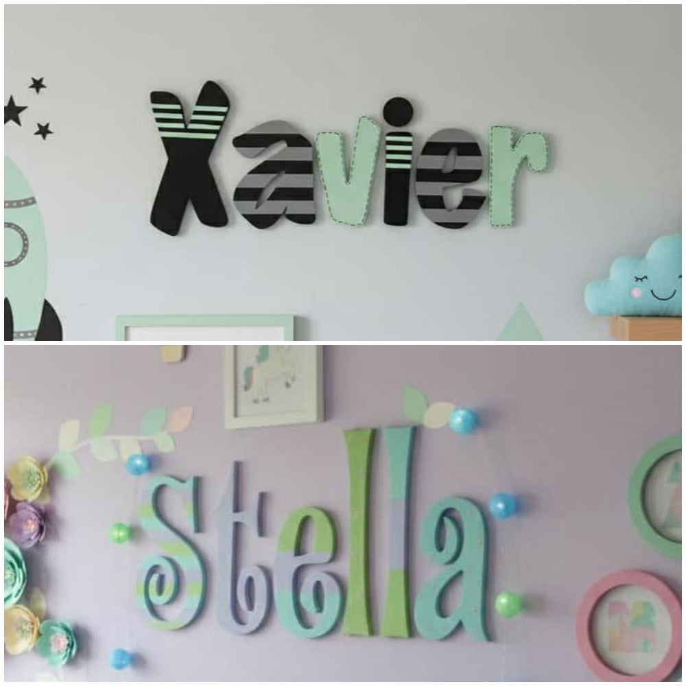 Wall names, name plaques and Name puzzles - Clearance - Prices start a ...