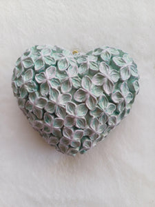 Blossom Gypsum Plaster Heart