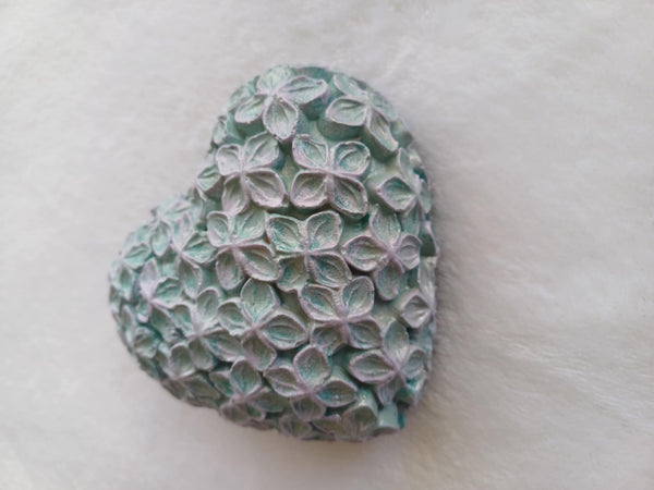 Blossom Gypsum Plaster Heart