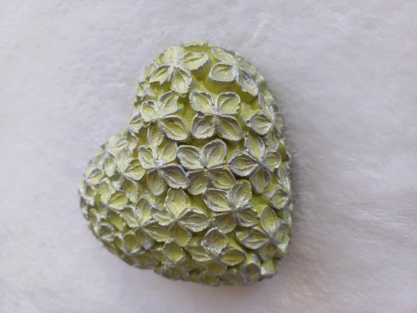Blossom Gypsum Plaster Heart