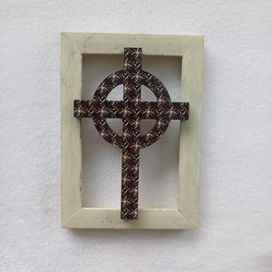 Cross with frame.