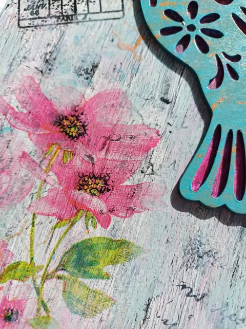 Humming Bird Mixed Media