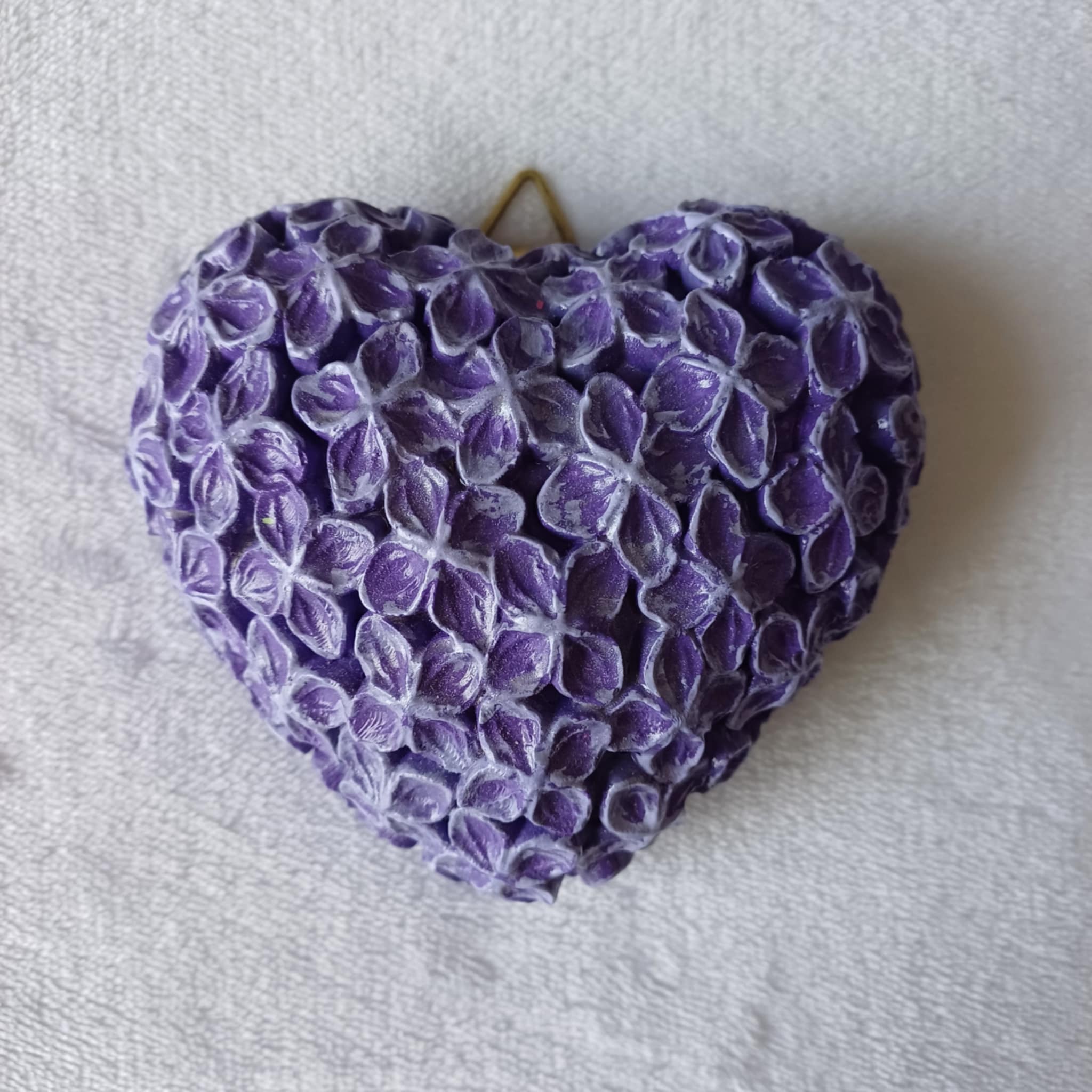 Blossom Gypsum Plaster Heart