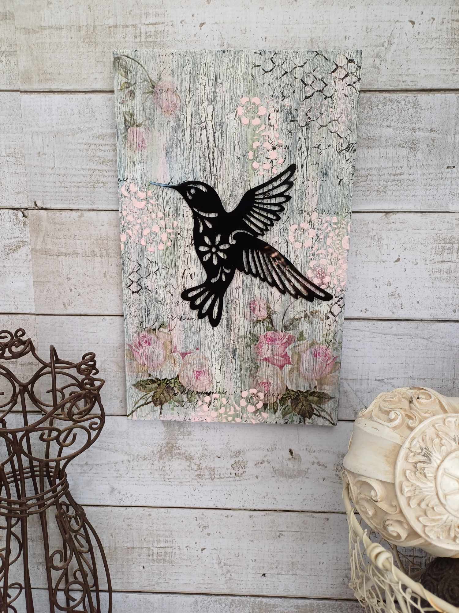 Humming Bird Mixed Media