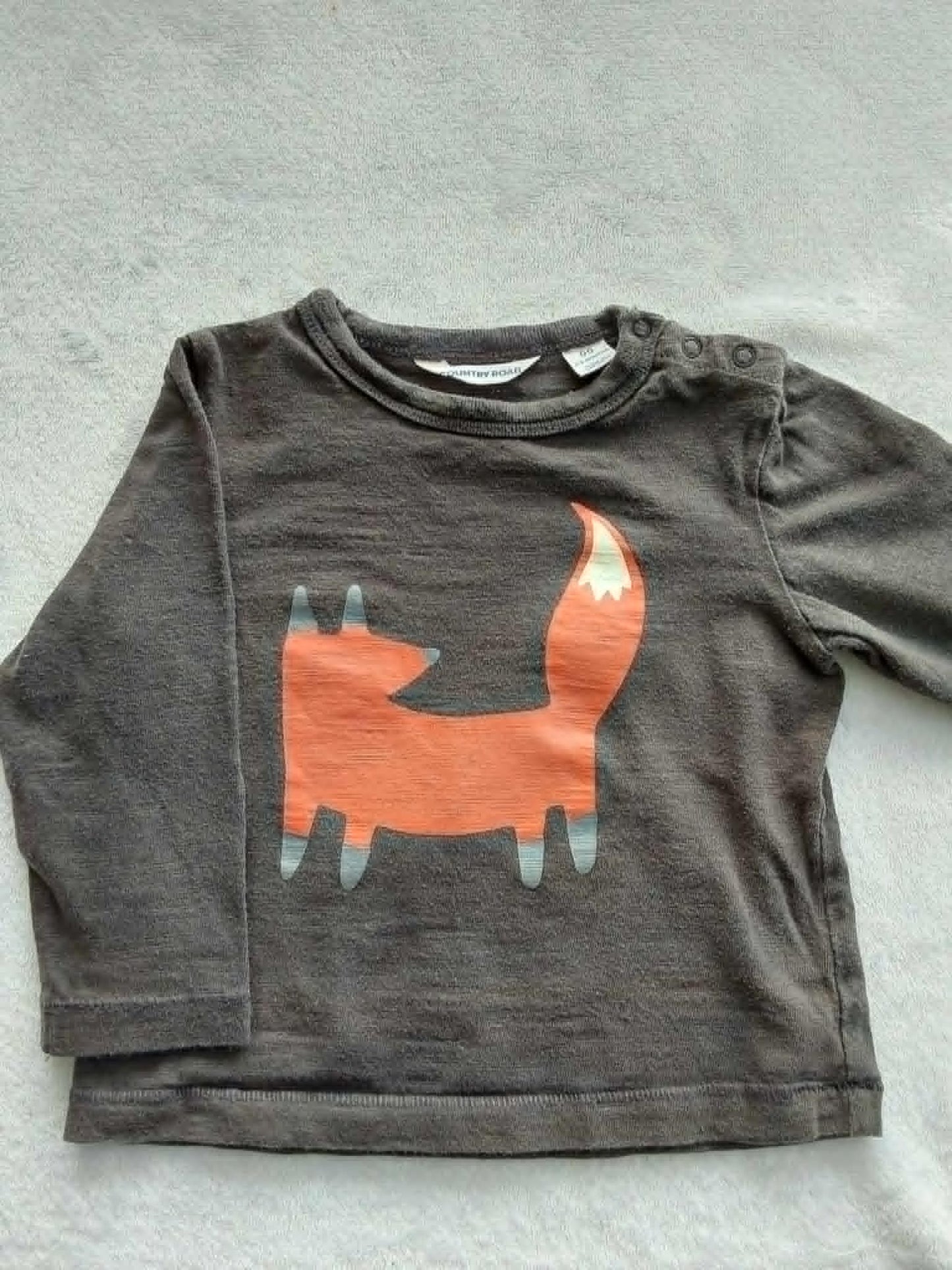Preloved Fox long sleeved Tee - Country Road