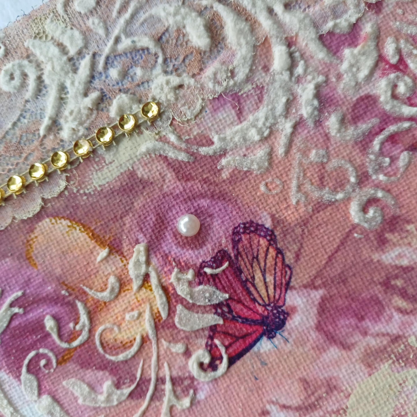 Mixed media canvas.