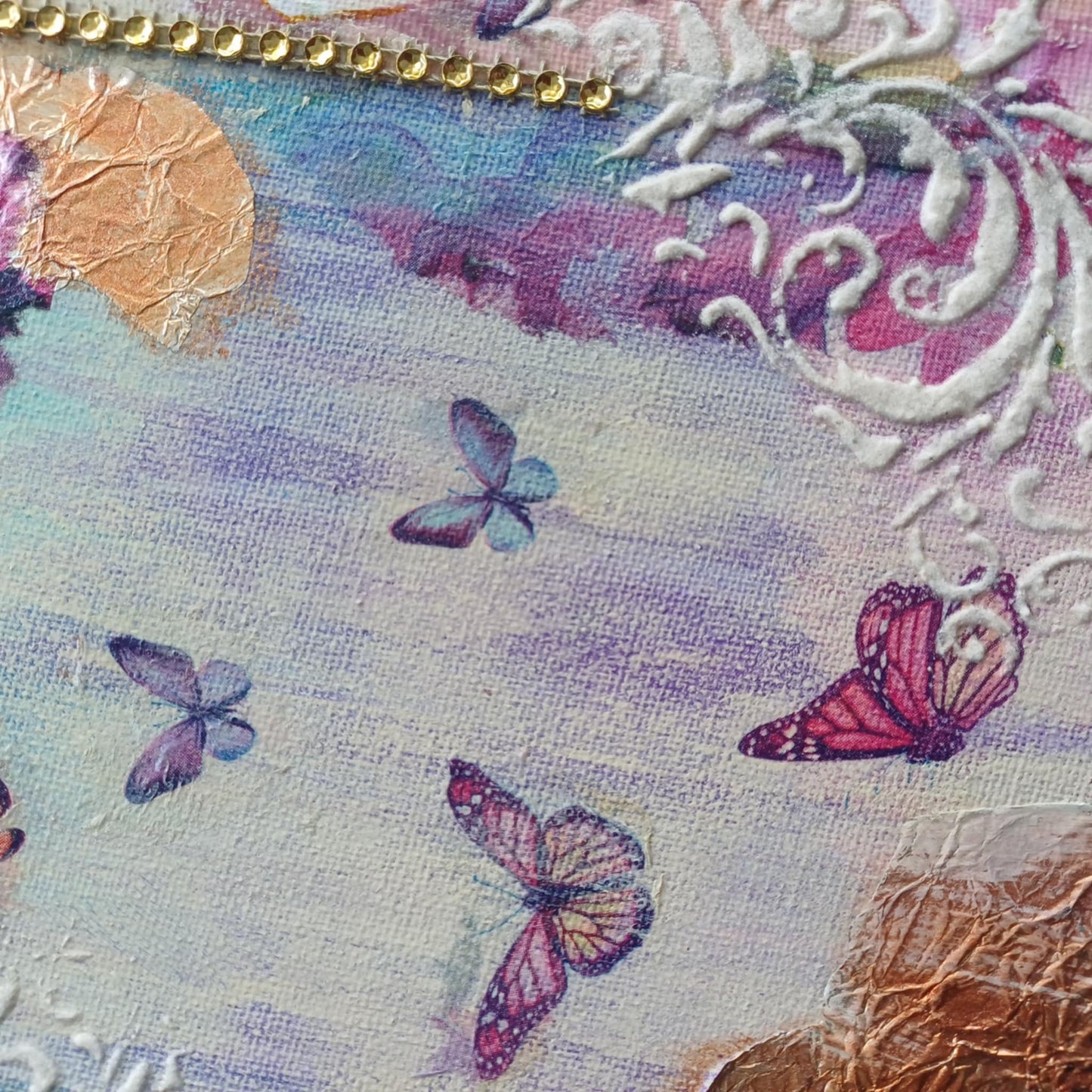 Mixed media canvas.