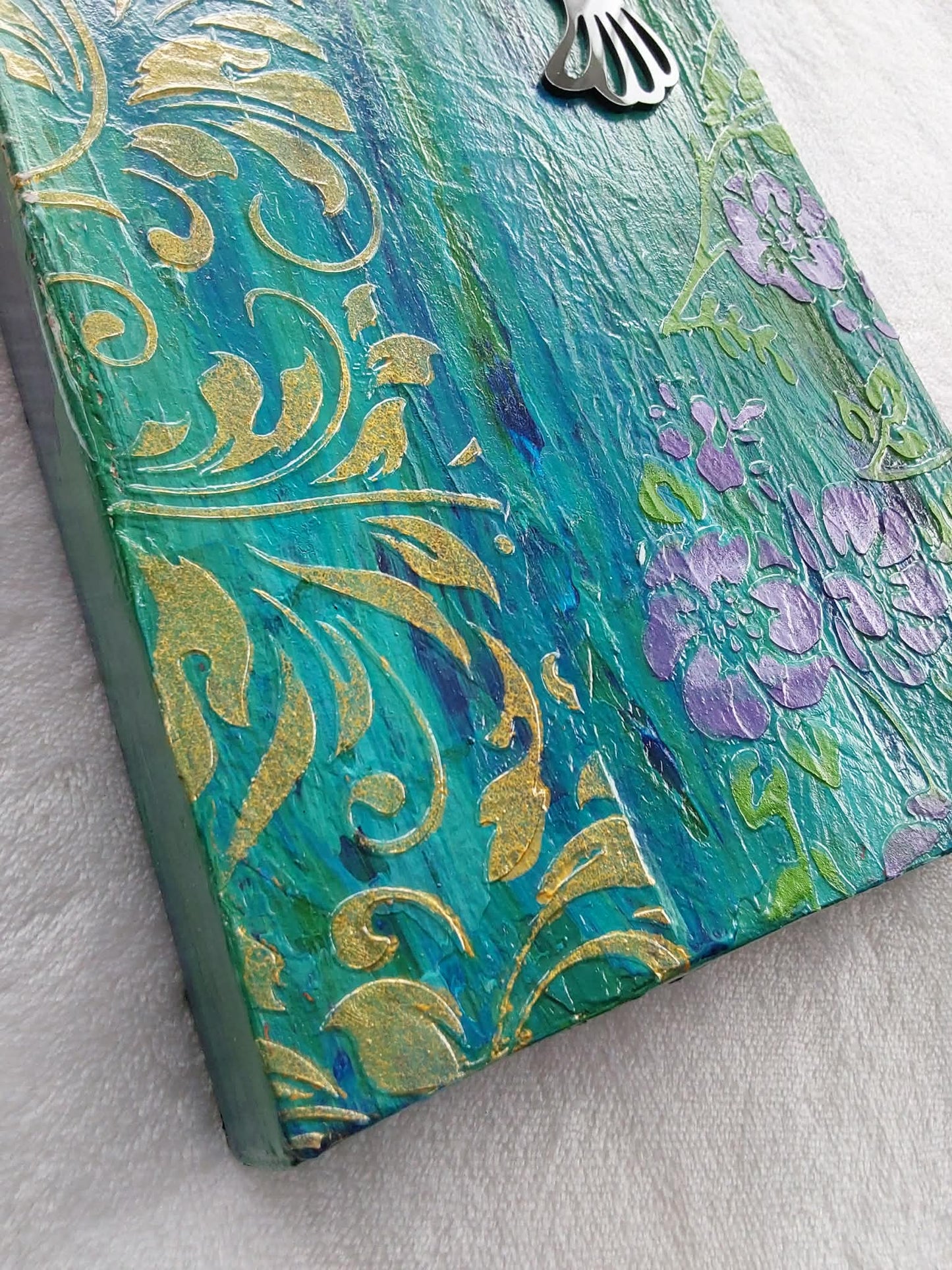 Mixed Media Hummingbird Canvas
