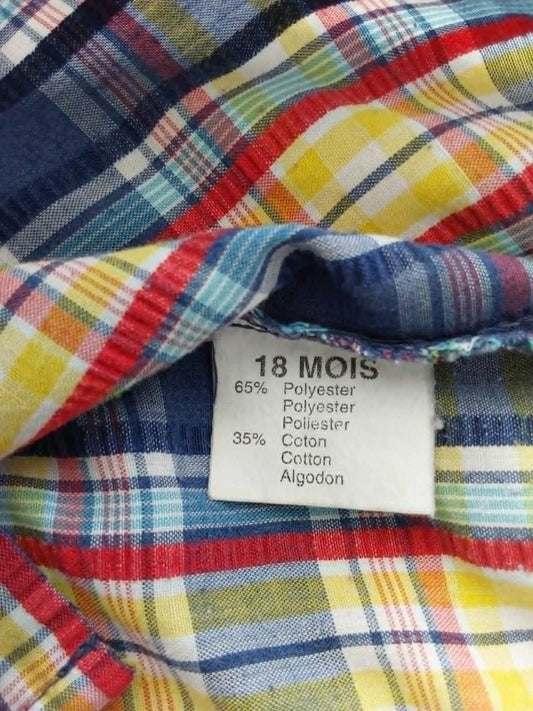 Preloved Plaid shirt - Kimbaloo baby