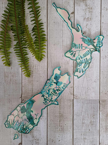 Kiwiana Map of NZ