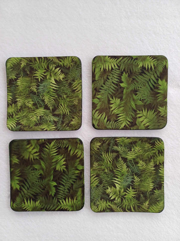 Fern Rubber Coasters