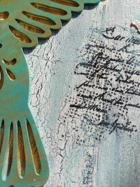 Humming Bird Mixed Media