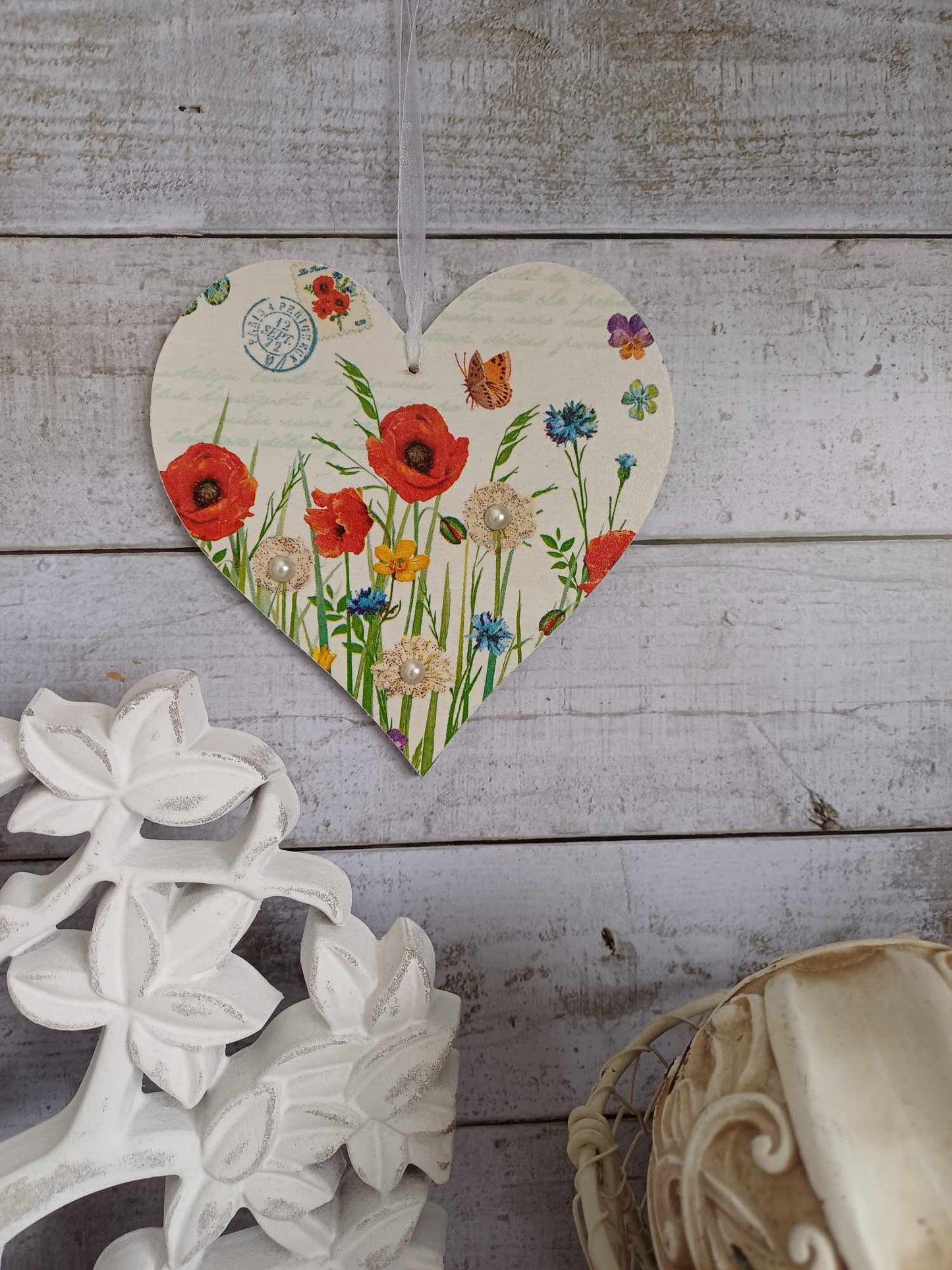 Wild Flowers Hanging Heart.