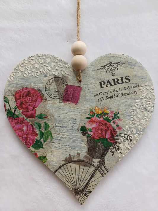 Shabby Chic Hanging Heart.