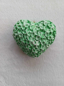 Blossom Gypsum Plaster Heart
