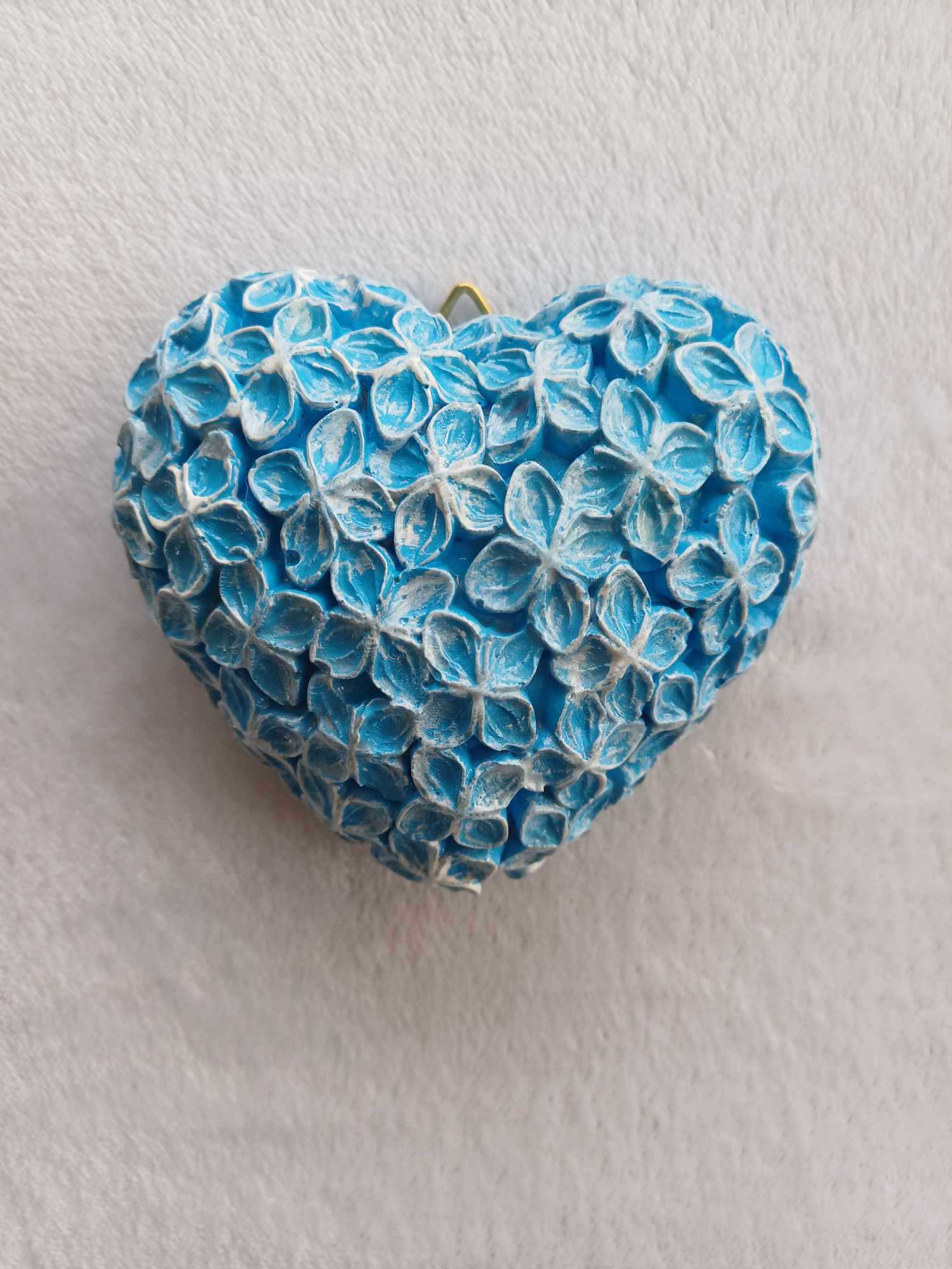 Blossom Gypsum Plaster Heart