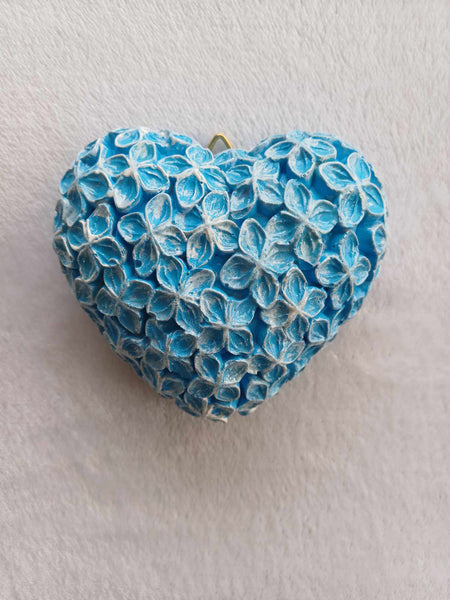 Blossom Gypsum Plaster Heart