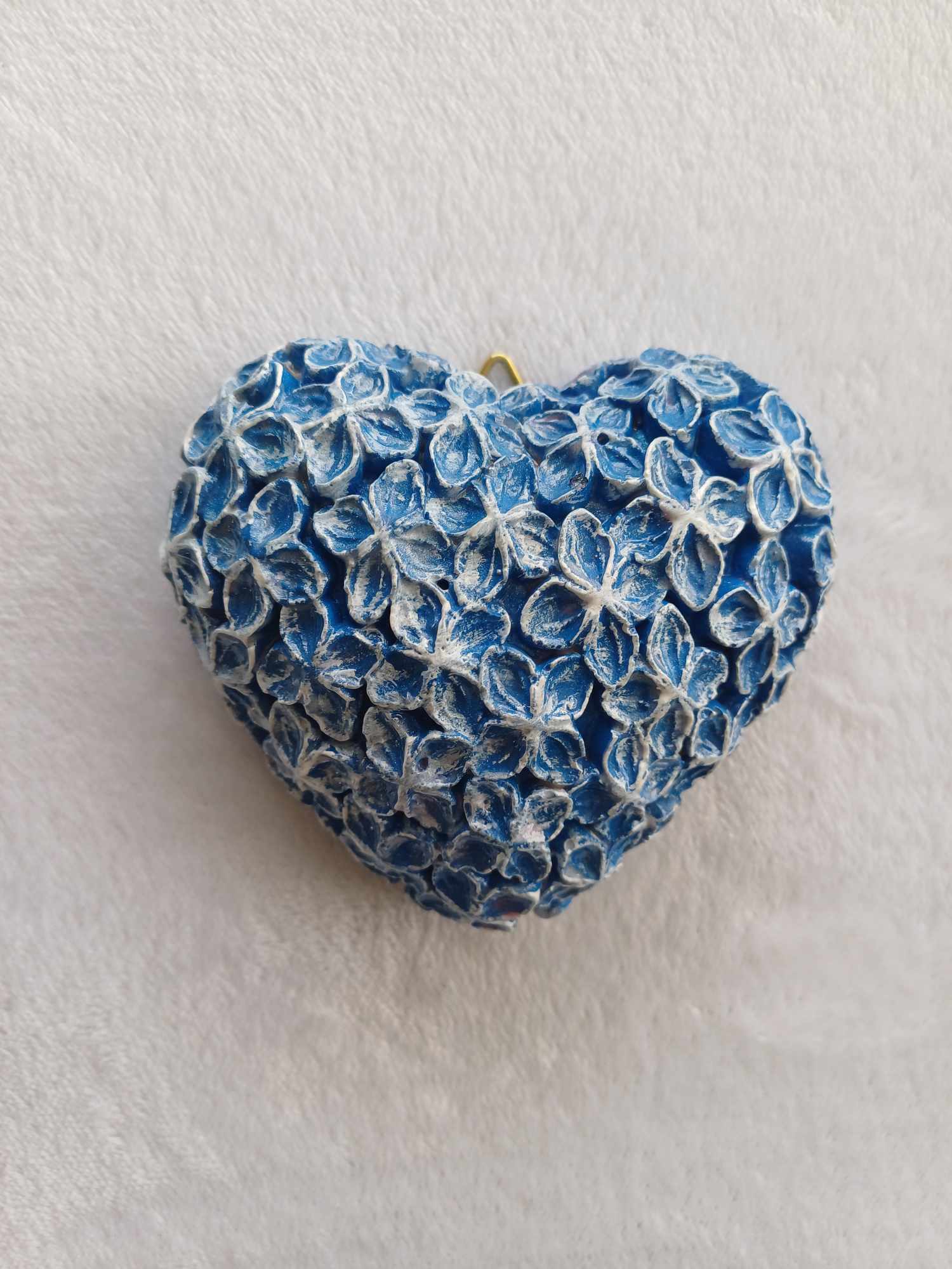 Blossom Gypsum Plaster Heart