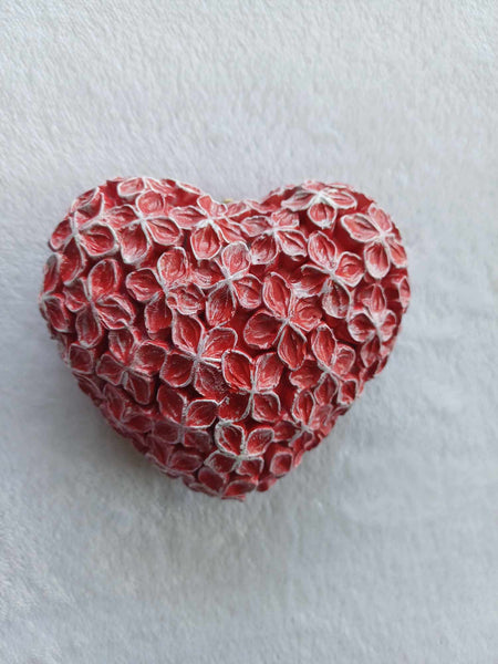 Blossom Gypsum Plaster Heart