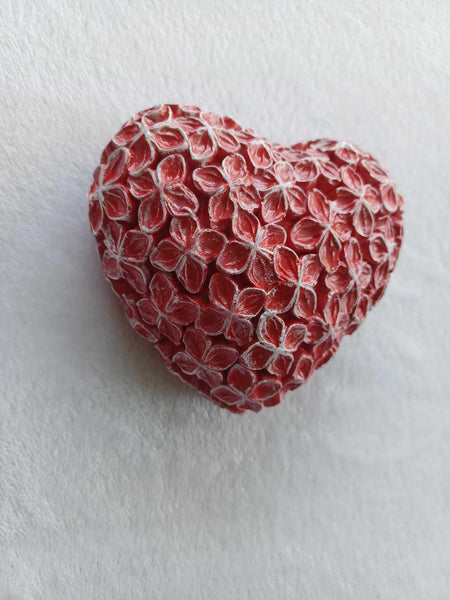 Blossom Gypsum Plaster Heart