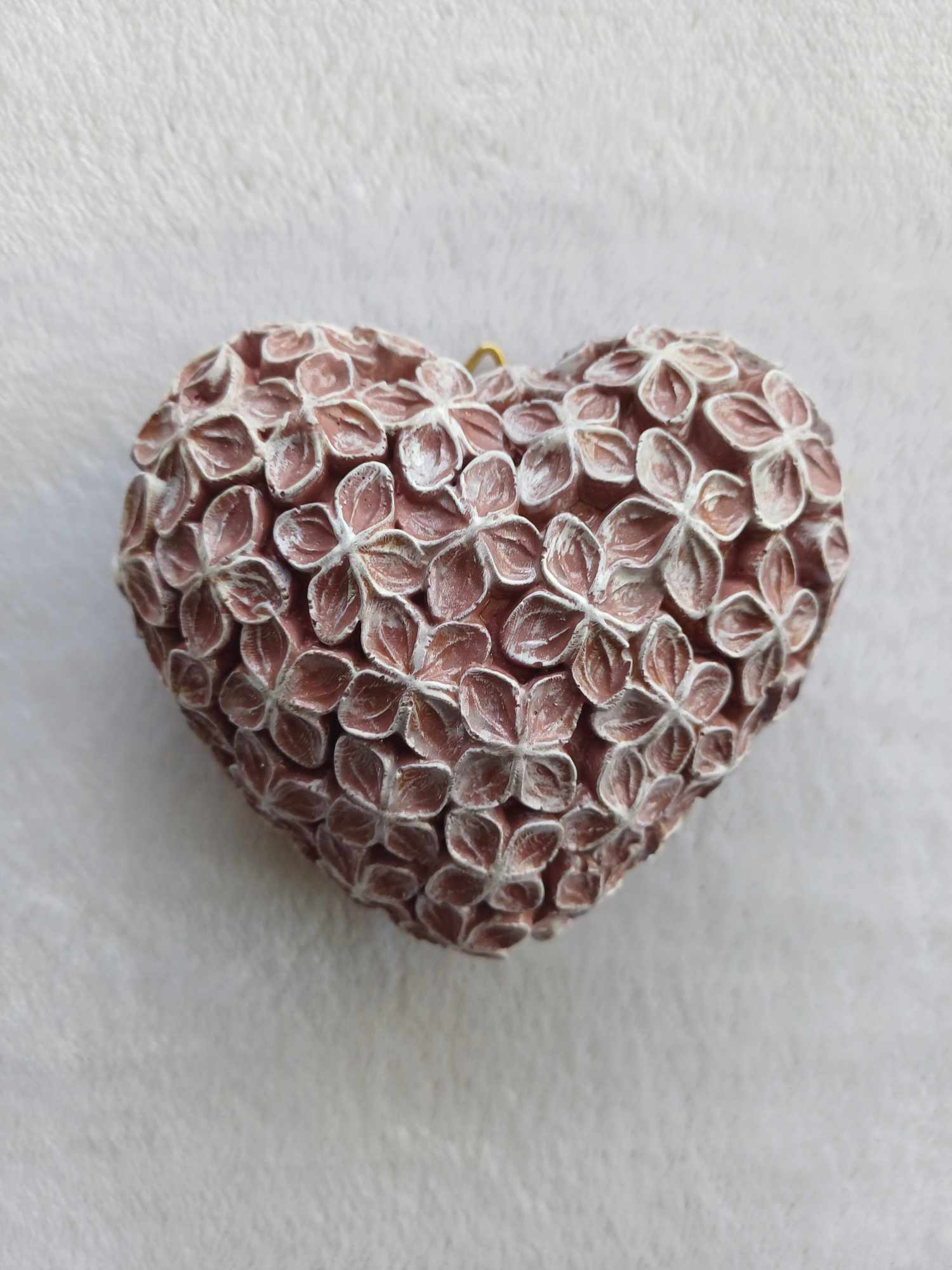 Blossom Gypsum Plaster Heart