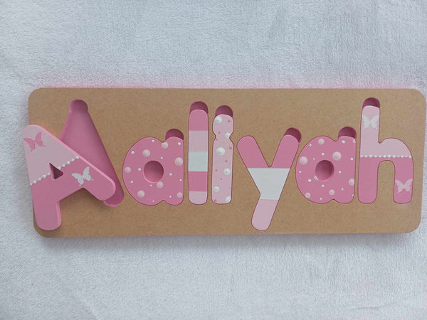 Personalised Name Puzzle - Made to order - Emilie Design.