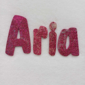 Aria small letters suitable for a door.