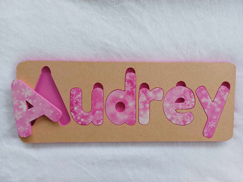 Personalised Name Puzzle - Made to order - Audrey Design.