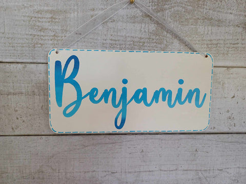 Benjamin Name plaque