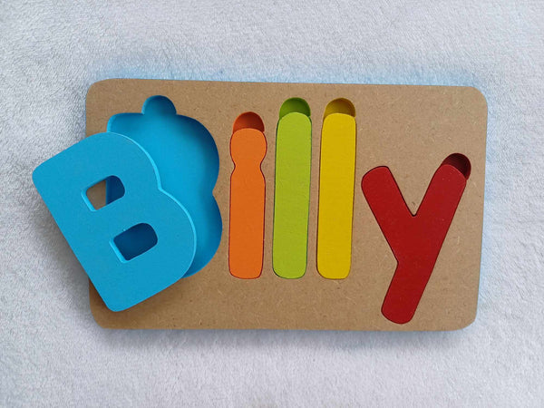 Personalised Name Puzzle - Made to order - Bodhi Design.