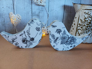 Pair of free-standing Birds.