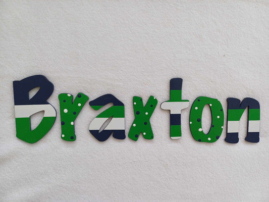 Braxton - small letters suitable for a door.