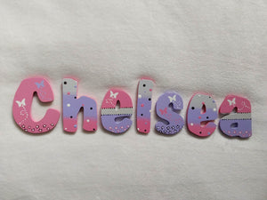 Chelsea - small letters suitable for a door.