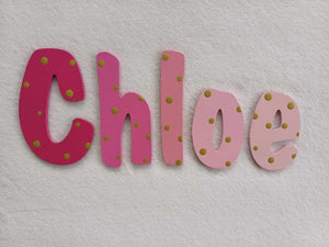 Chloe - small letters suitable for a door.