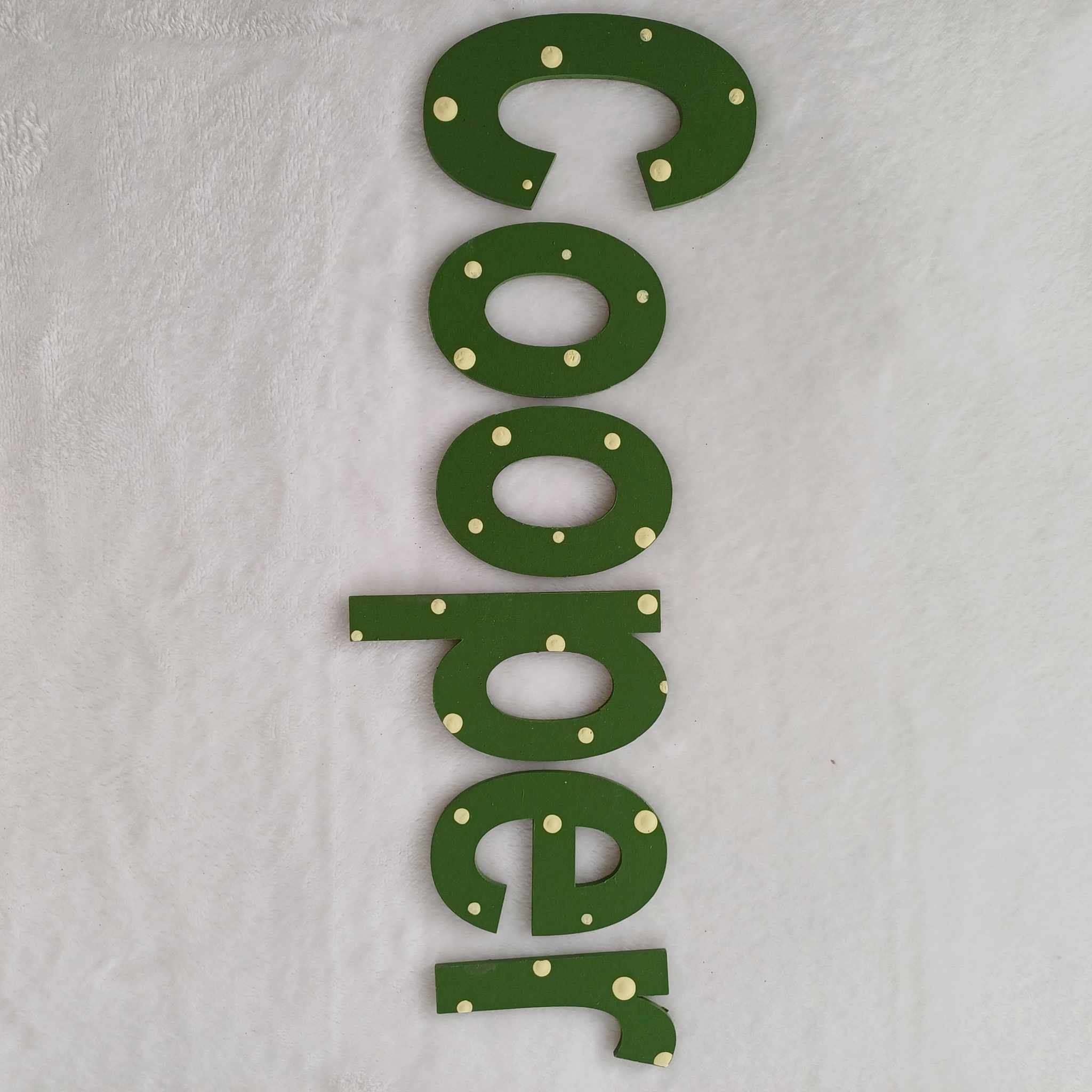 Cooper - small letters suitable for a door.