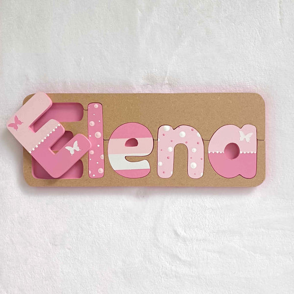 Personalised Name Puzzle - Made to order - Emilie Design.