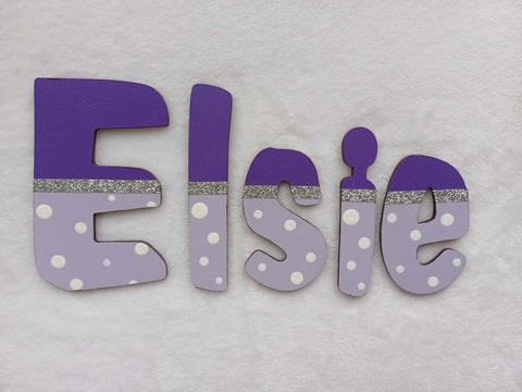 Elsie - small letters suitable for a door.