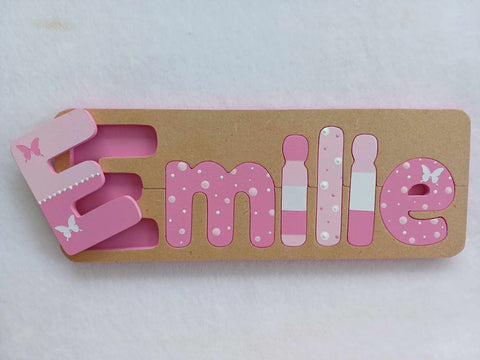 Personalised Name Puzzle - Made to order - Emilie Design.