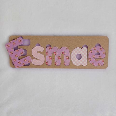 Personalised Name Puzzle - Made to order - Esmae Design.