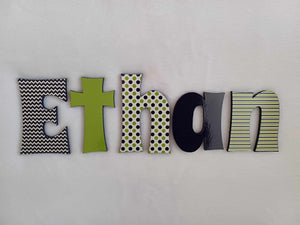 Ethan - small letters suitable for a door.