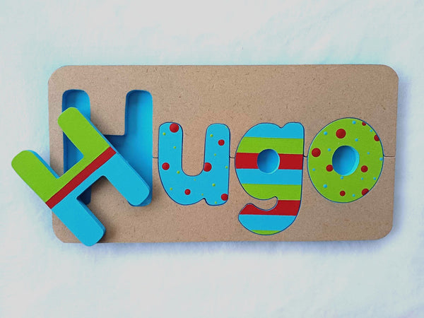 Personalised Name Puzzle - Made to order - Hazel Design.