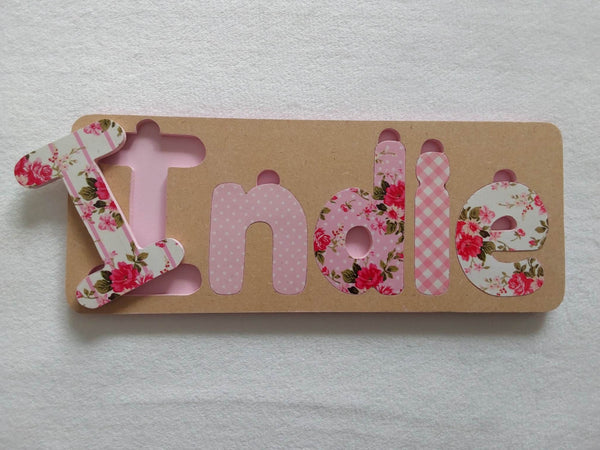 Personalised Name Puzzle - Made to order - Eleanor Design.