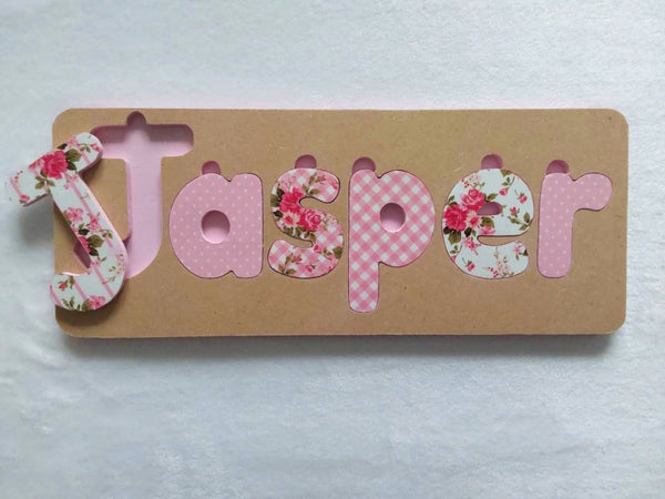 Personalised Name Puzzle - Made to order - Eleanor Design.