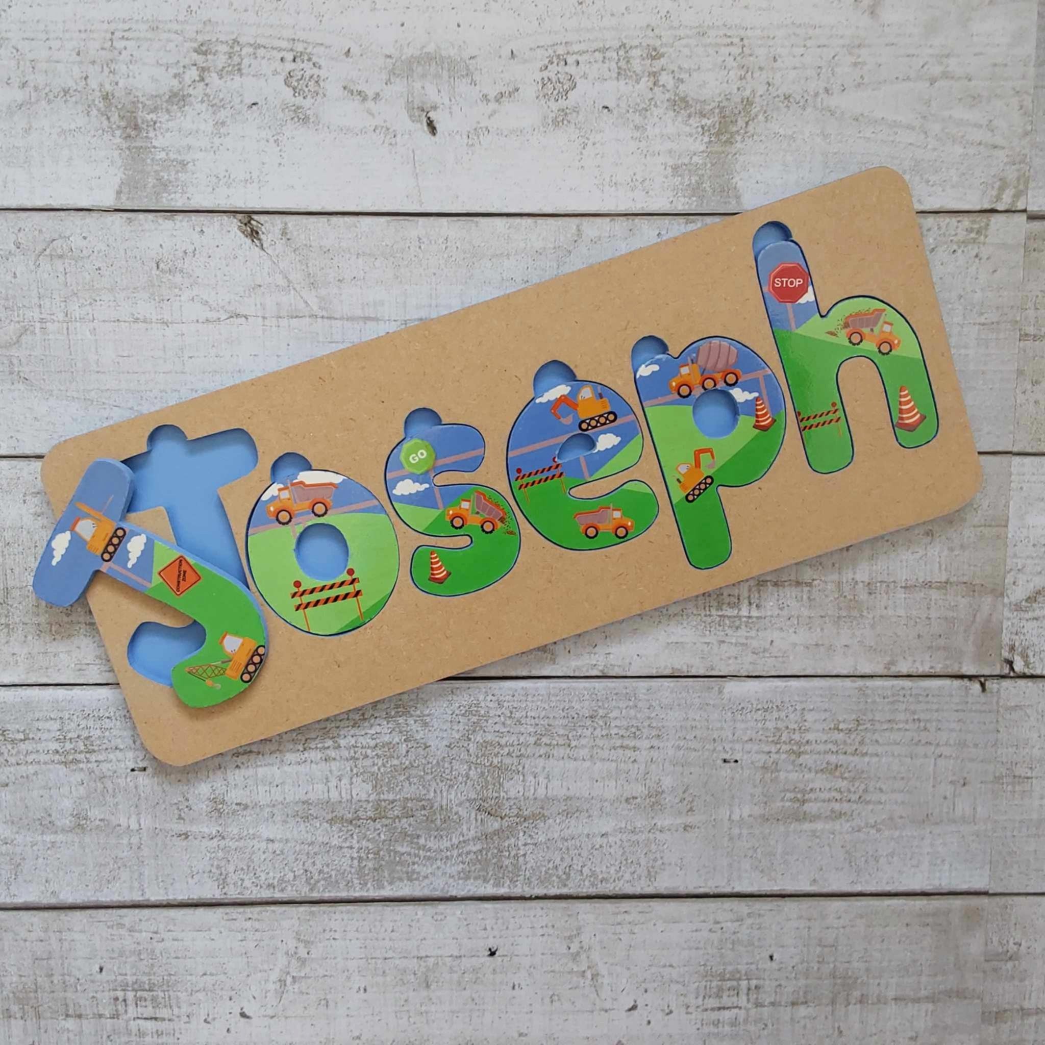 Personalised Name Puzzle - Made to order - Joseph Design.