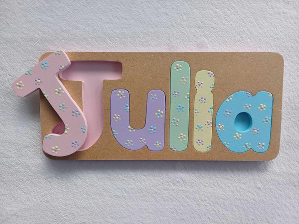 Personalised Name Puzzle - Made to order - Aubree Design.